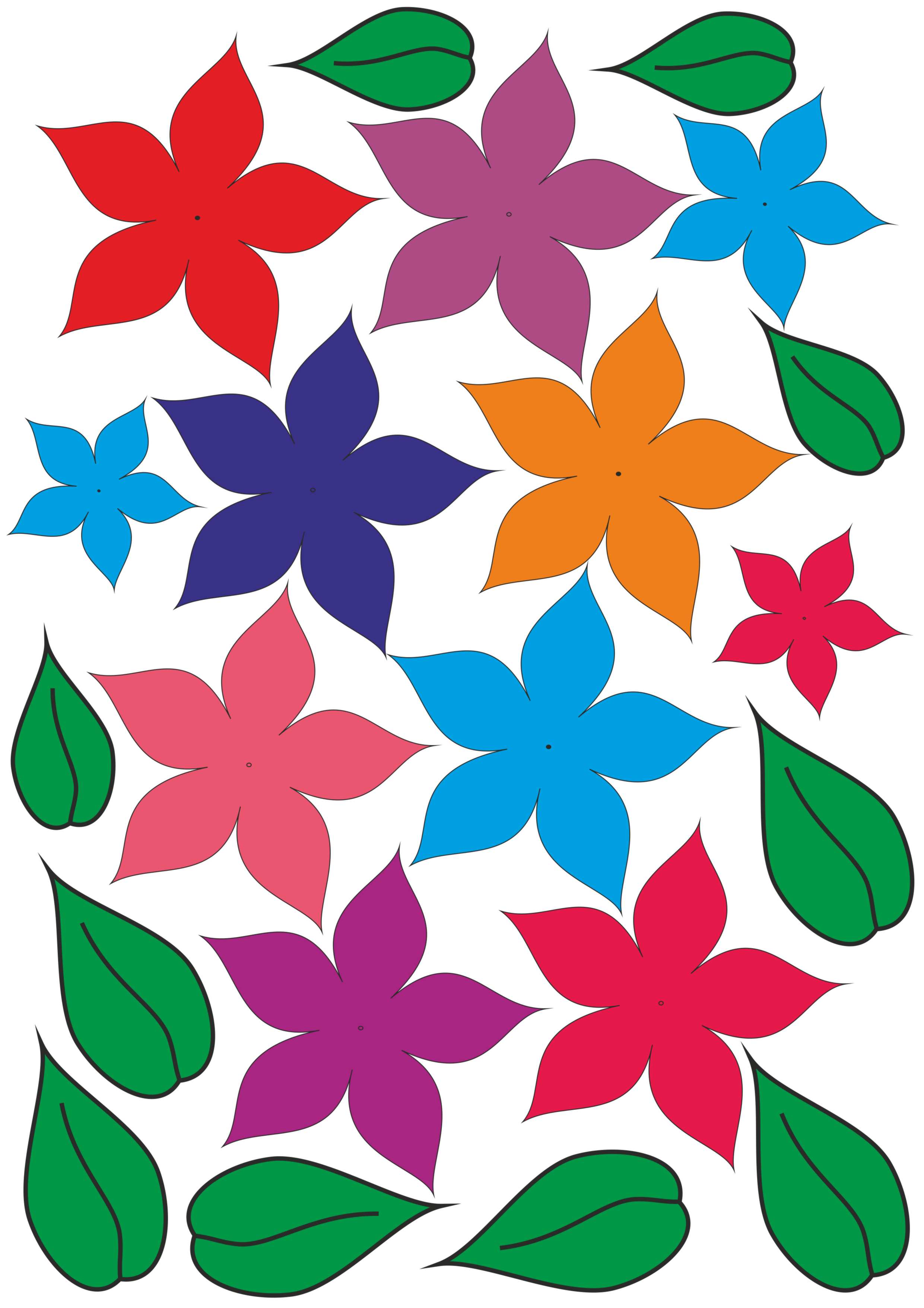 Образцы цветов для вырезания трафареты распечатать